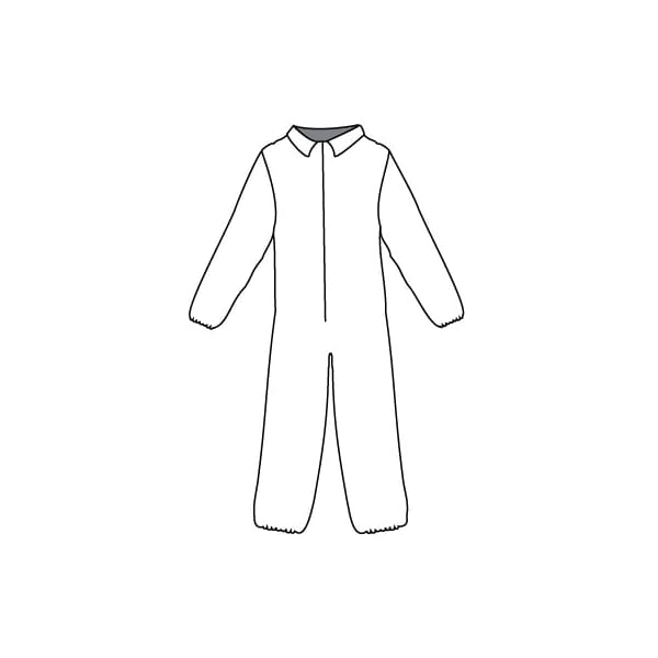 ProVent Coverall, White, 2X/3X